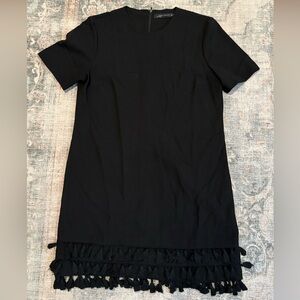Zara fringe midi dress